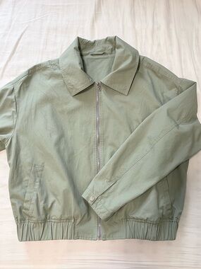 Frank and Oak Zip Up Bomber Jacket